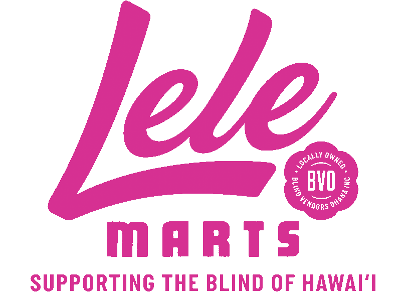 A Blind Vendors Ohana store at the airport, showing the refreshed layout and new Lele Marts branding.
